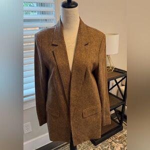 BCBG Lightweight lines jacket.